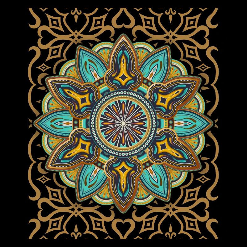 Mandala Design, Mandala 3D, Arabesque Vintage