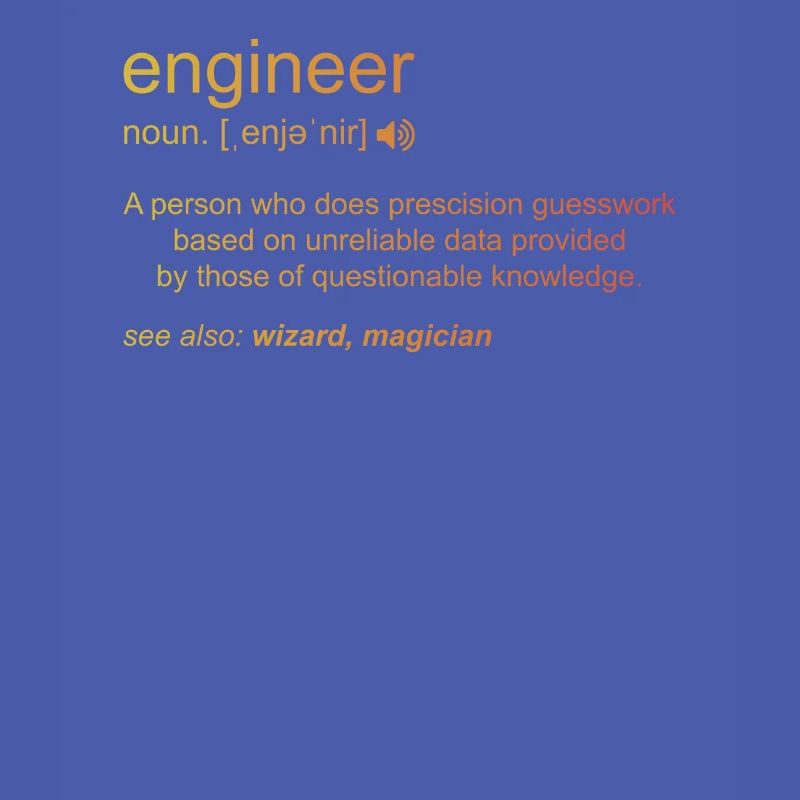 Engineer Definition Cool Engineering Mechanical