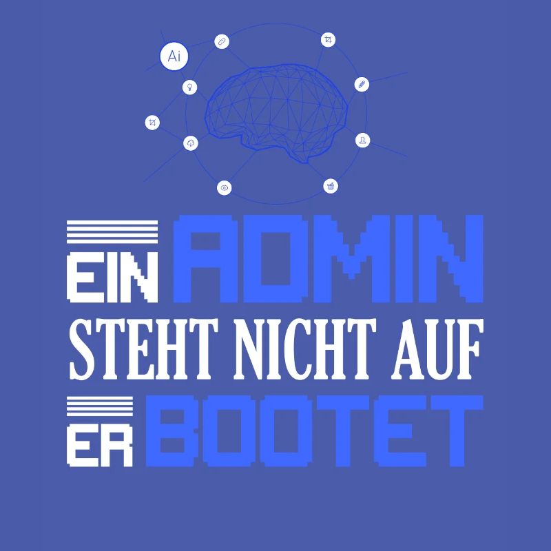 Ein Admin steht nicht auf Er bootet Programmierer