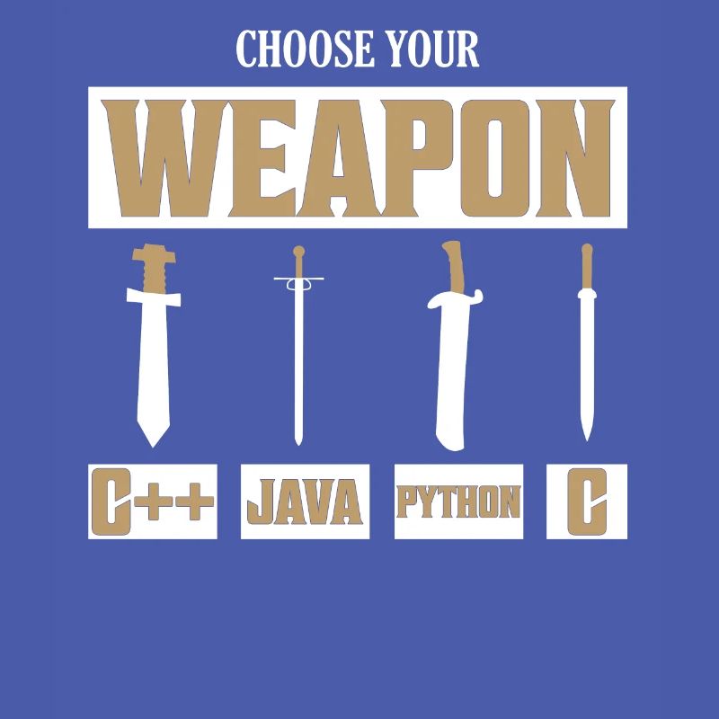 Choose Your Weapon C++, Java, Python, C Programmer