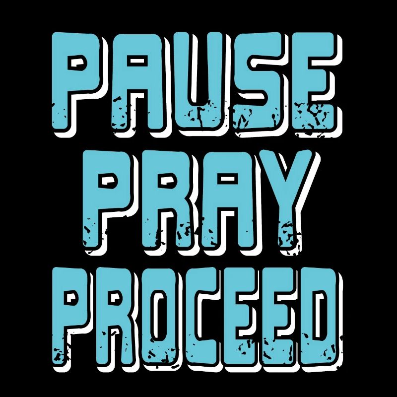 Pause Priez Procéder Conceptions sobres rétro