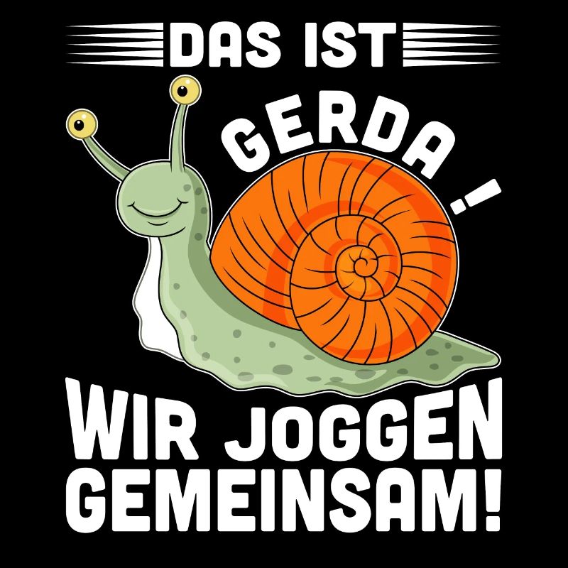 Das ist Gerda, wir Joggen gemeinsam