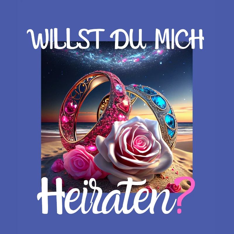 Heiratsantrag für Hochzeit oder Verlobung -