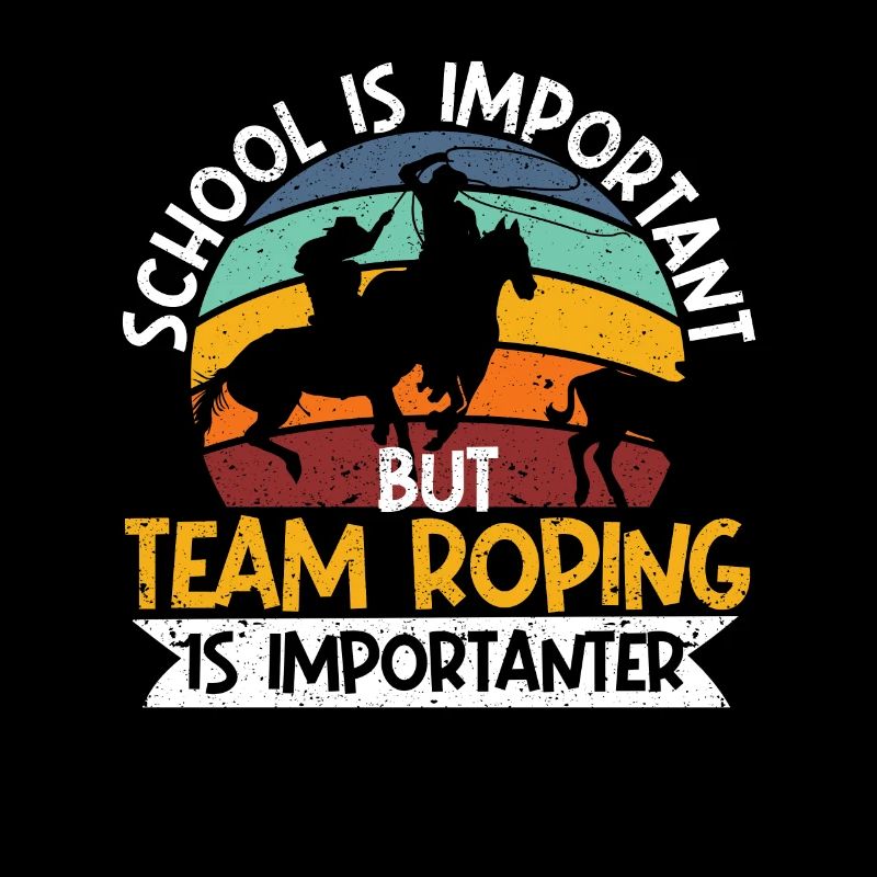 School is important, but Team Roping is still