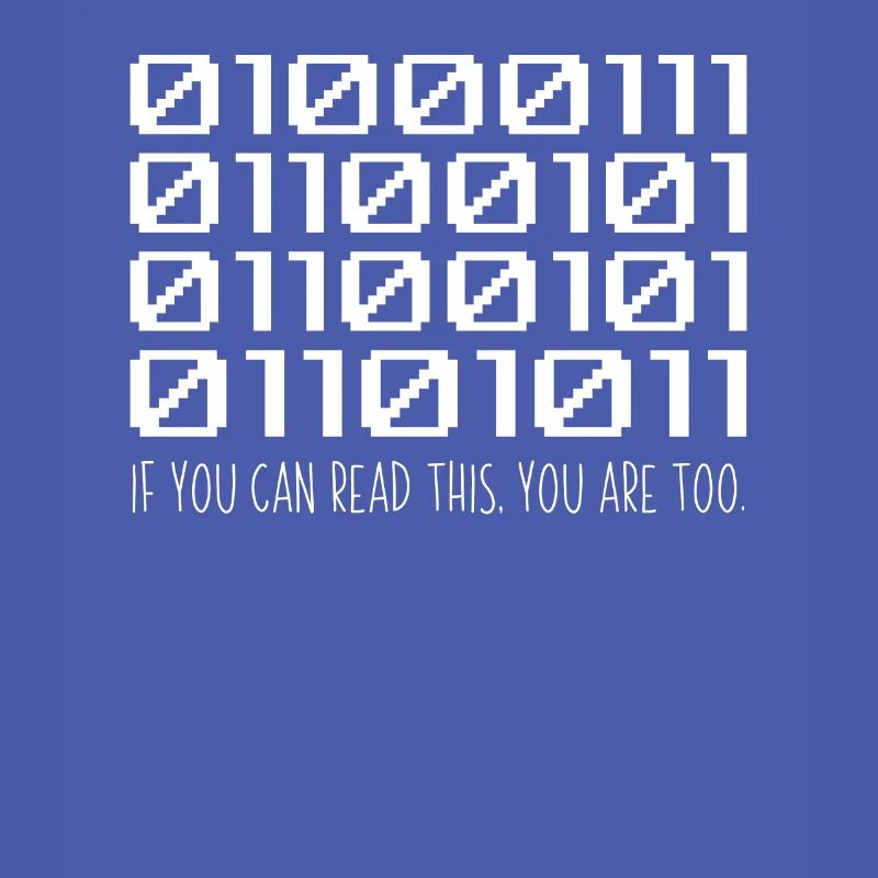 Cool Computer Binary Code Programmeur Développeur