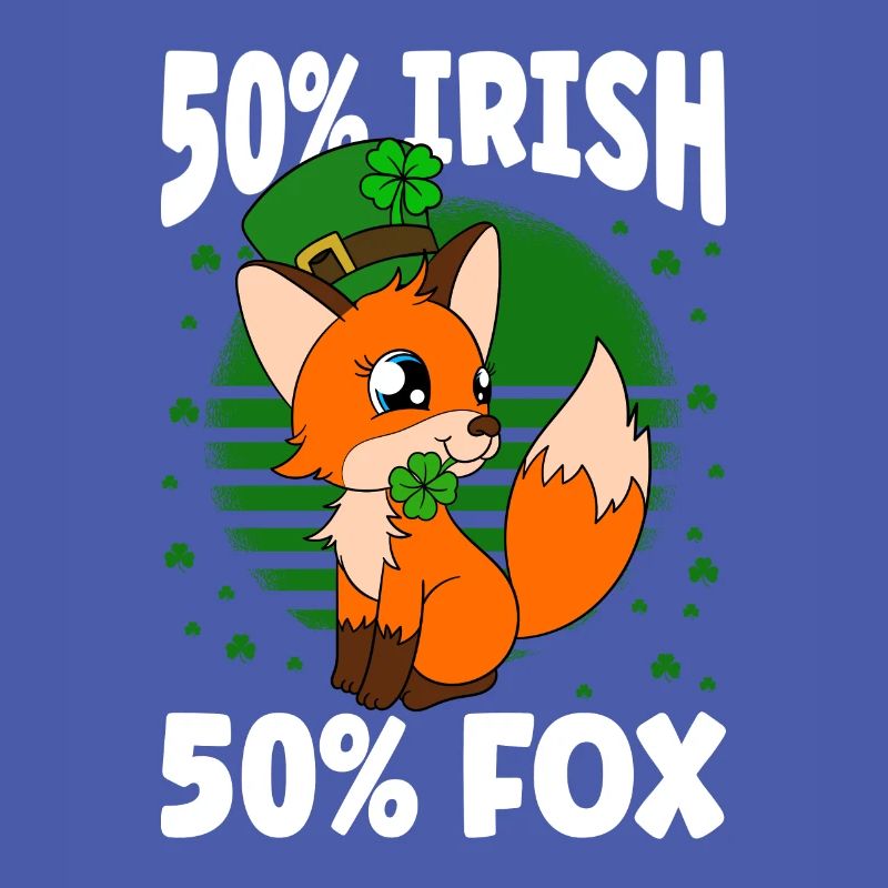Mignon trèfle renard Saint-Patrick