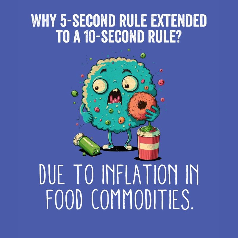 Five-Second Rule Funny Inflation Rate Sarcastic