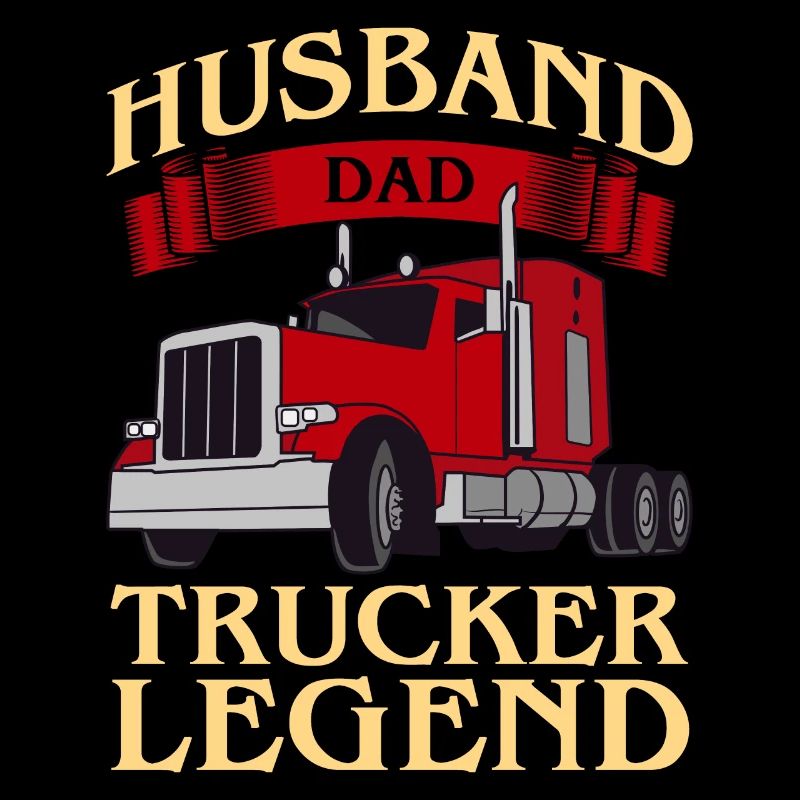 Ehemann Papa Trucker Legende