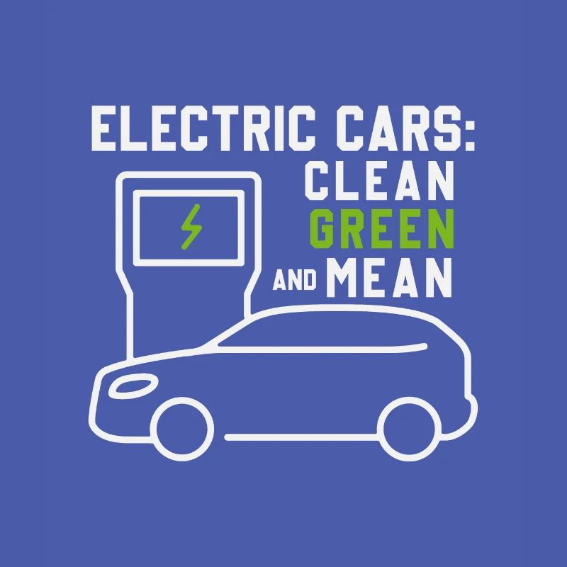 Véhicules électriques voitures électriques vert propre