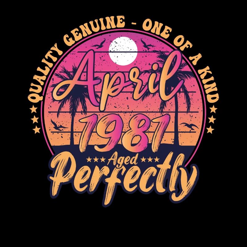April 1981 anniversary 1981 Retro 1981 April