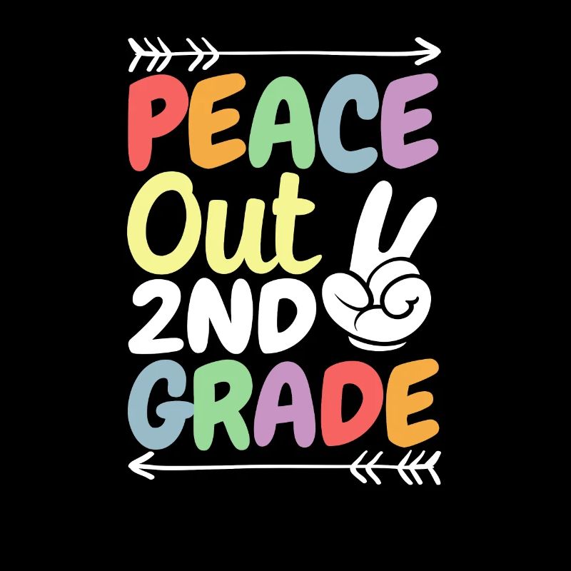 Peace Out 2nd Grade Second Graduation Last Day