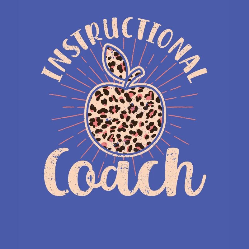 Bleached Leopard Teaching Trainer Typography Teacher