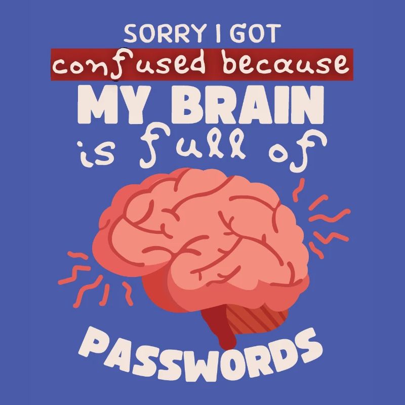 Passwords Forgot Password Computer Nerd Saying