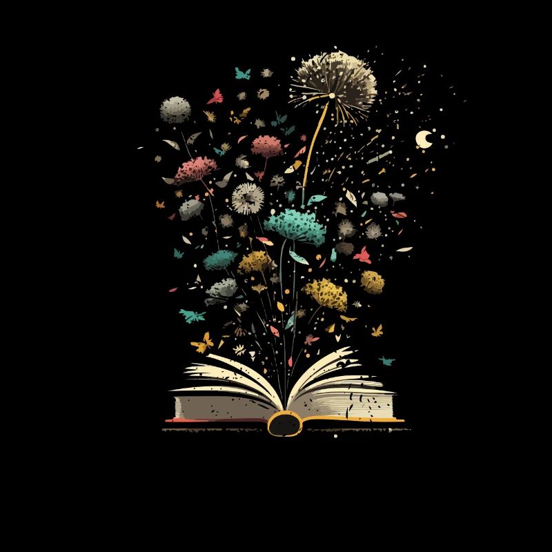 Löwenzahn Bücher Cool Blumen Bibliothekar Lesespaß