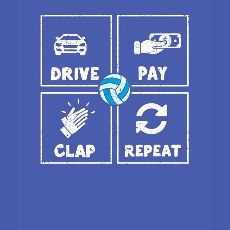 Driving, paying, clapping, repeating, eating, sleeping,