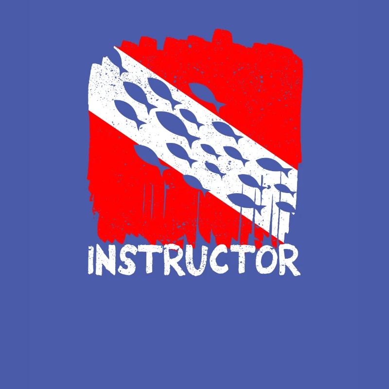 Instructor Diver Deep Diving Divemaster Student