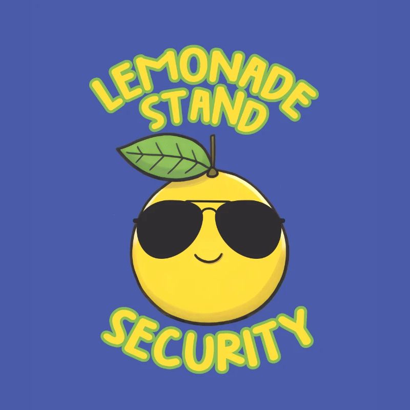 Lemonade Stand Security Cute Lemon Summer