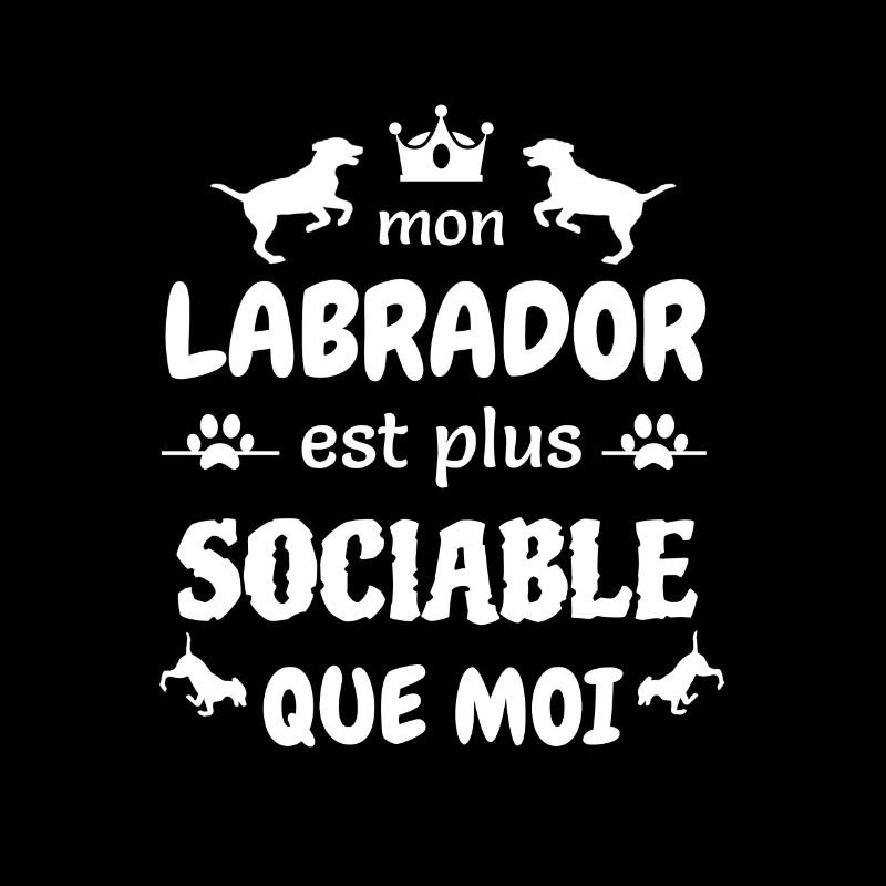Mon labrador est plus sociable que moi