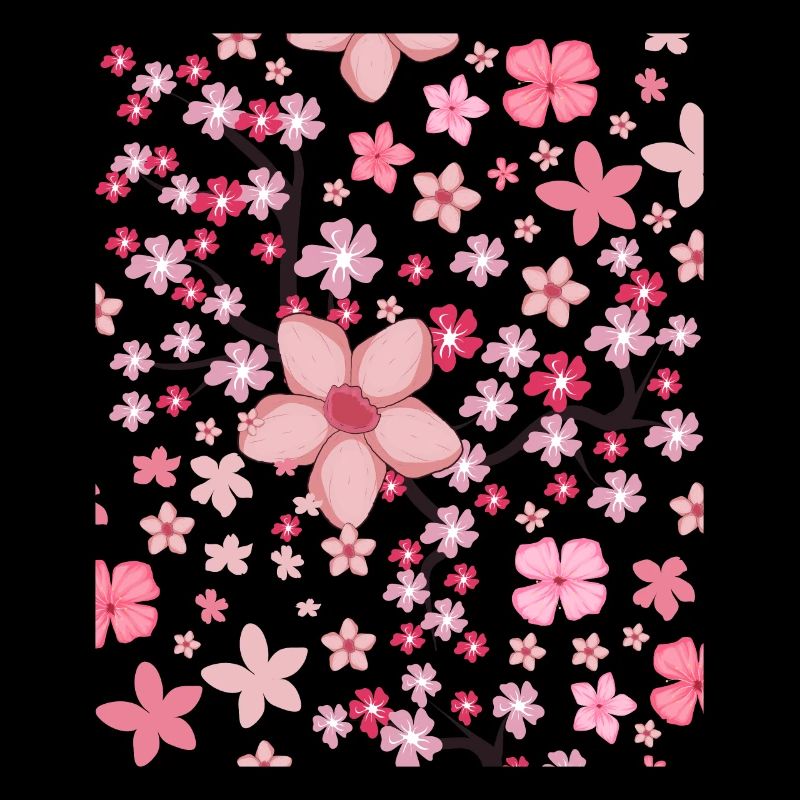 Cherry Blossom Pattern Cadeau Sakura japonais