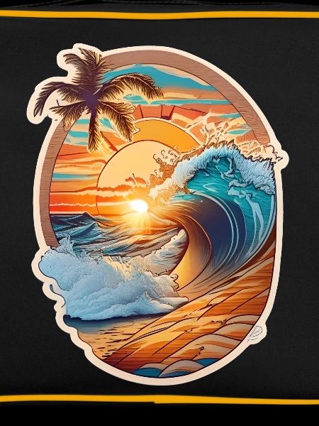 Beach and wave