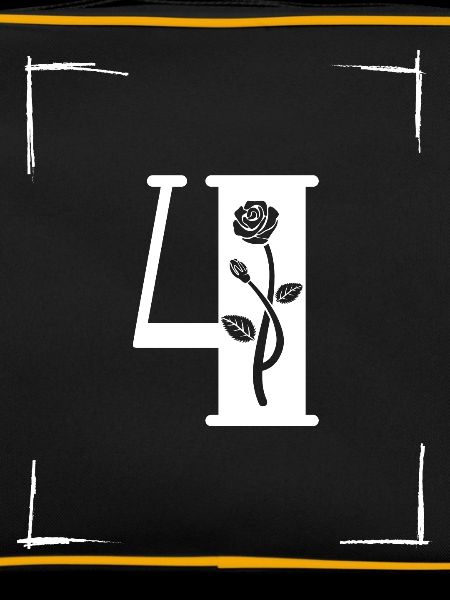 number 4 initial