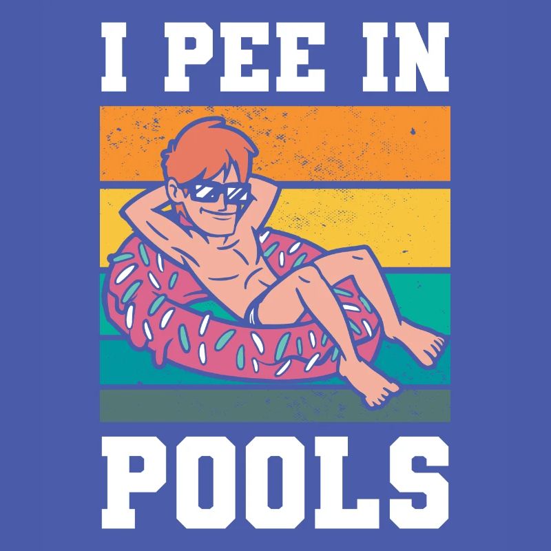 Je fais dans les piscines drôle de compagnon de piscine