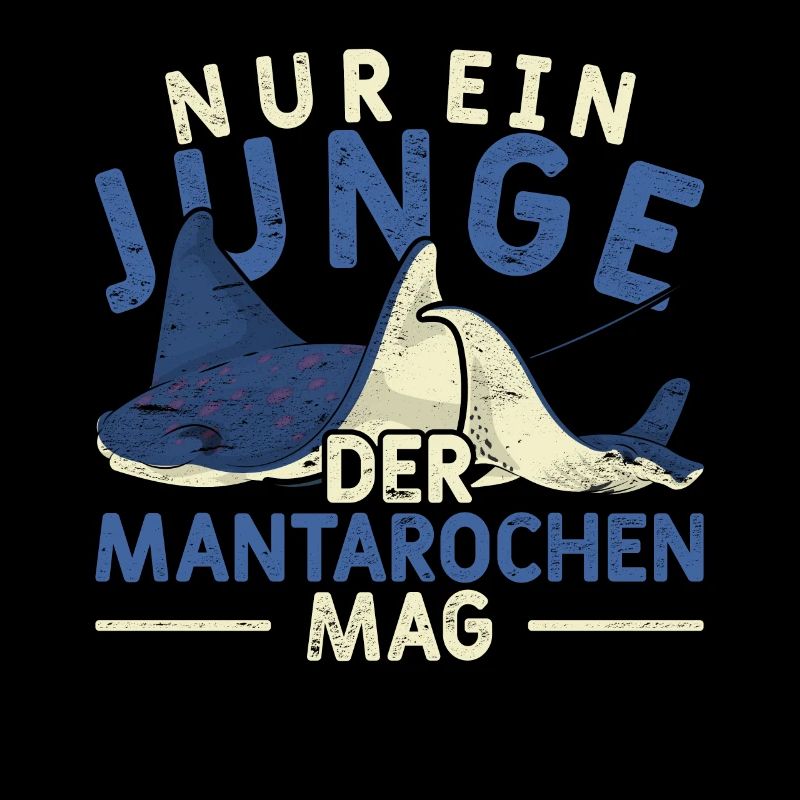 Nur ein Junge der Mantarochen mag Mantarochen