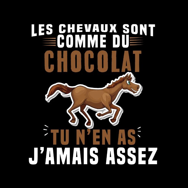 Les chevaux sont comme du chocolat