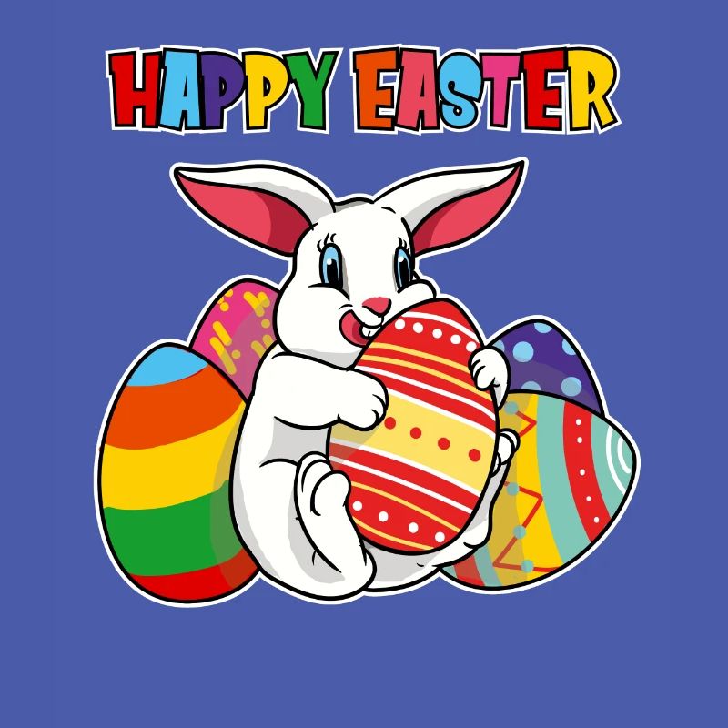 Happy Easter Bunny Egg Hunt Happy Easter