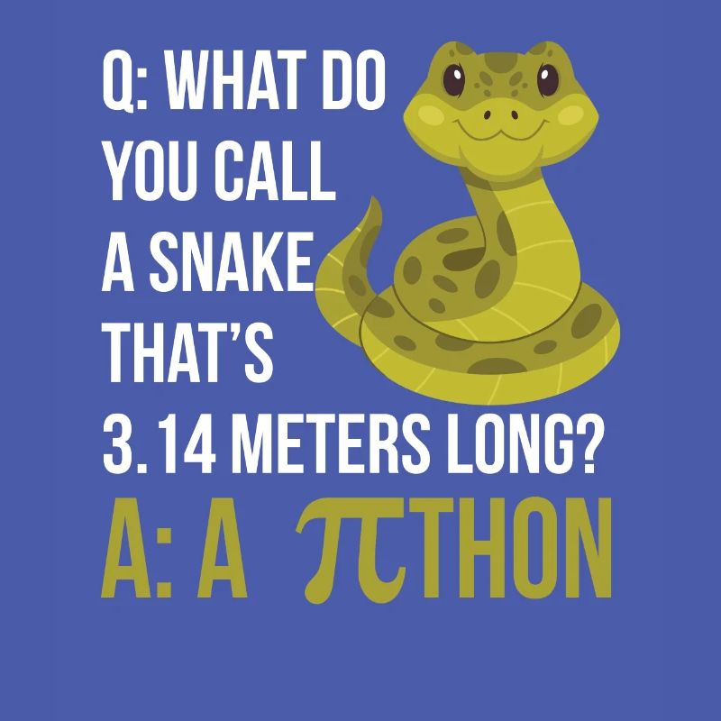 Python Pithon Pie Symbol Funny Math Teacher Happy