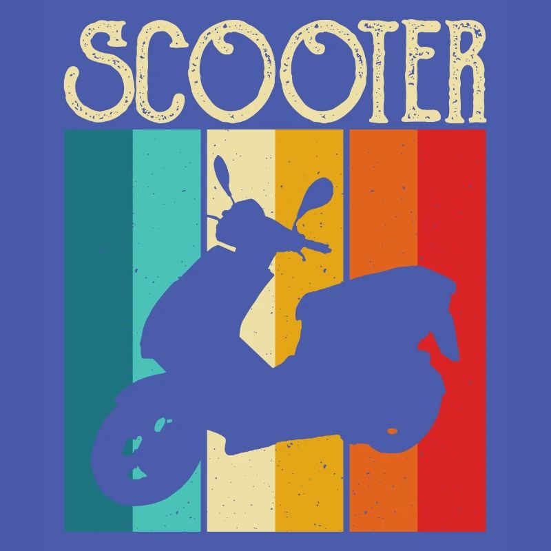 Roller Rollerfahrer Motorroller