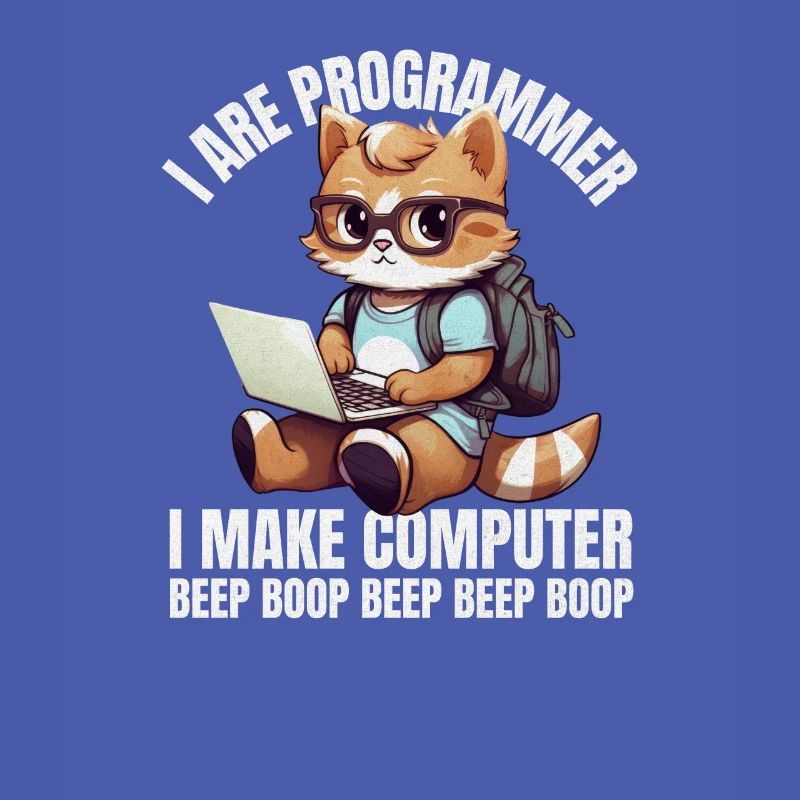 Ich bin Programmierer. Ich mache Computer Beep