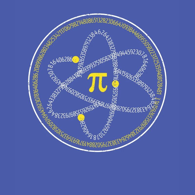 Atom Pi Day Math Science 3.14 Geek Enseignant Élève