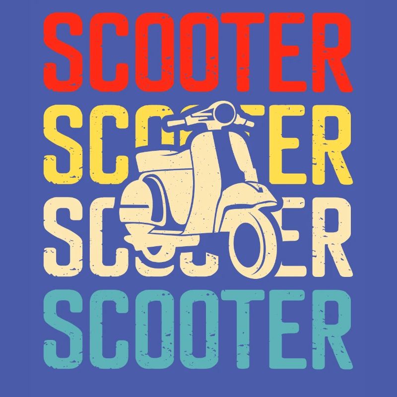 Roller Rollerfahrer Motorroller