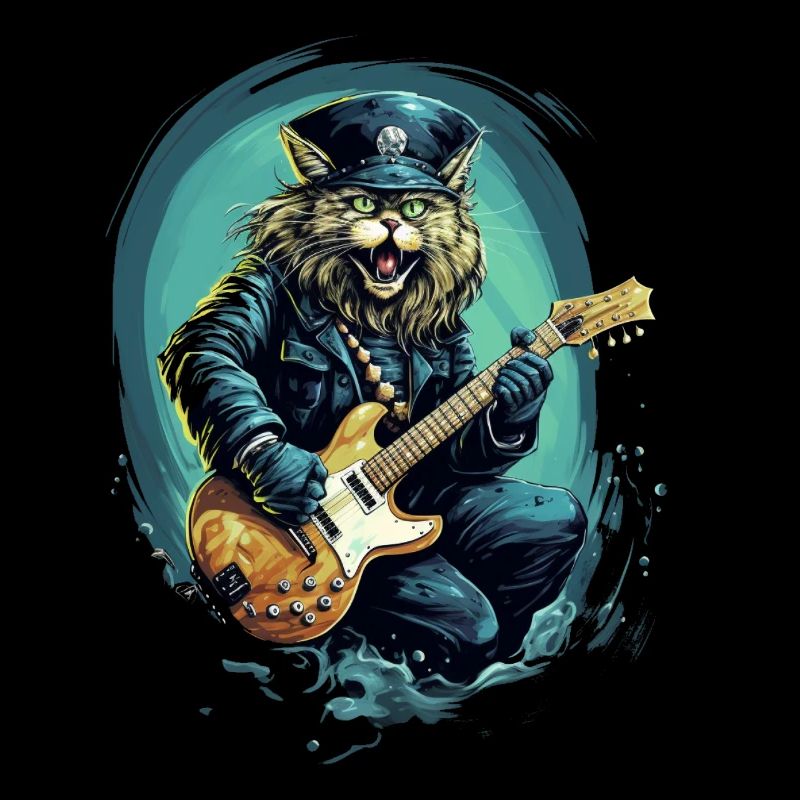 Rock n Roll Katze