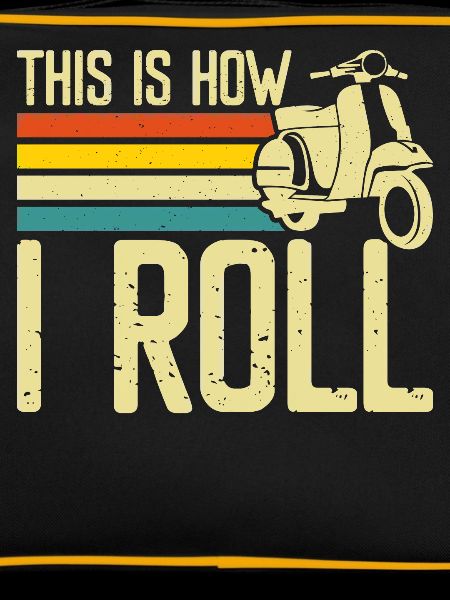 Roller Rollerfahrer Motorroller
