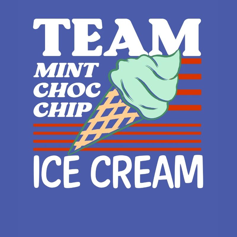 Team Mint Choc Eiswaffel Eiscreme Eis