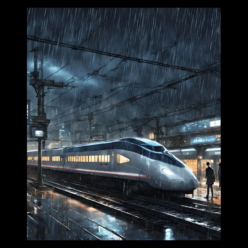 Night Tokyo Train