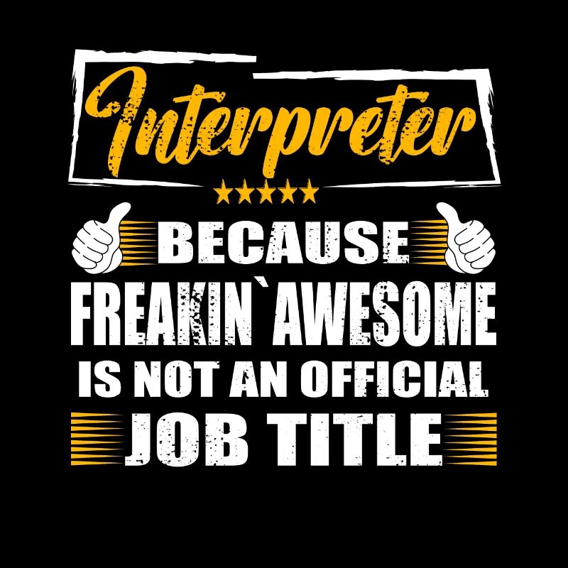 Interprète Freakin Super Travail Drôle