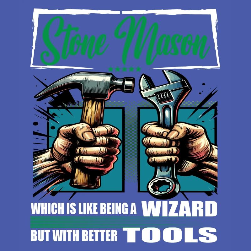 Stone mason profession saying worker