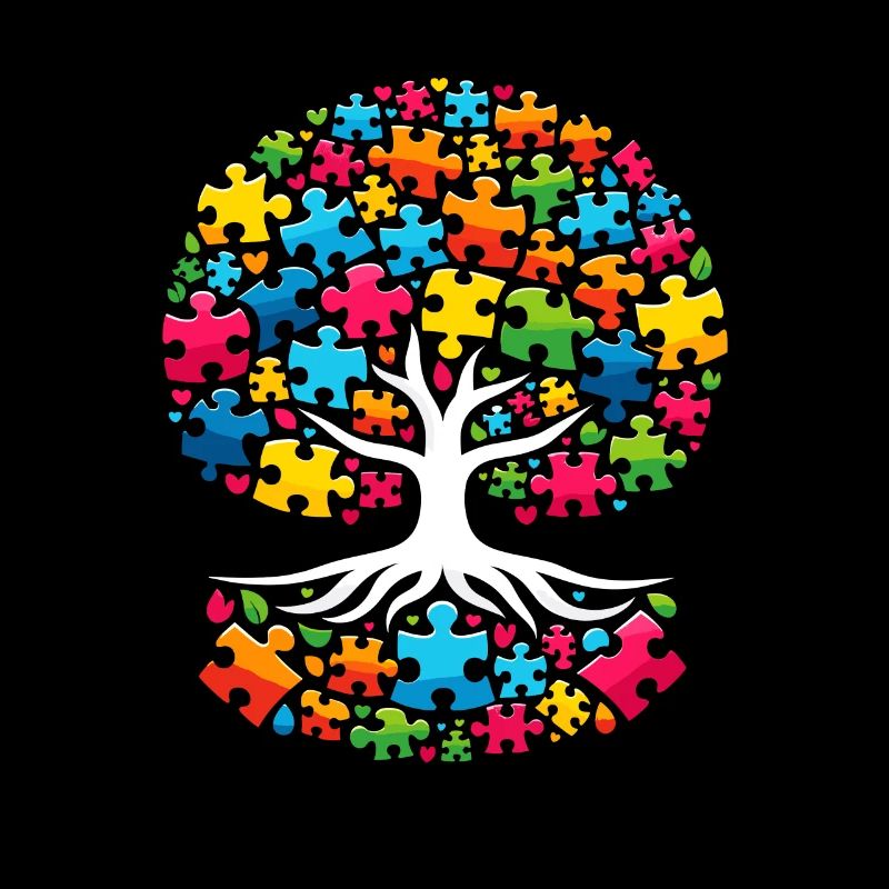 Pièce de puzzle de sensibilisation à l’autisme