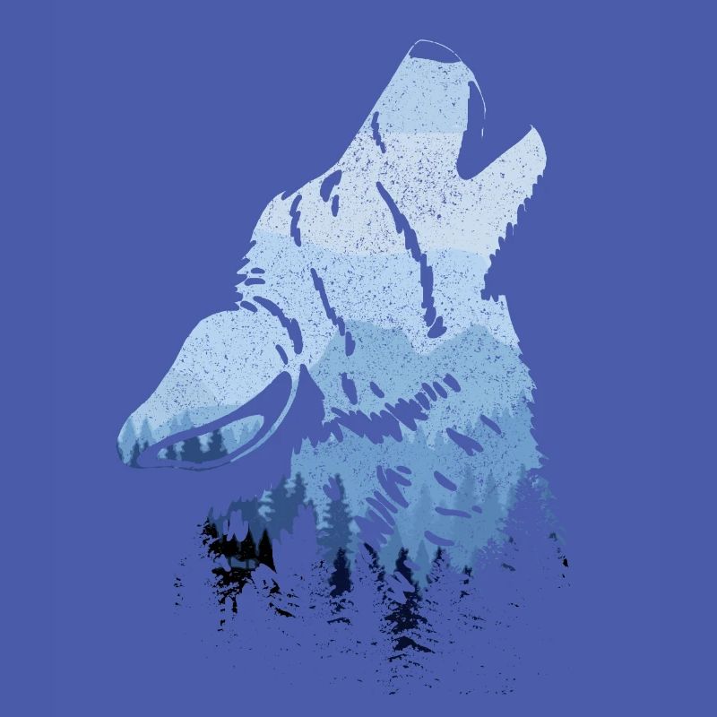 Heulender Wolf Geschenk