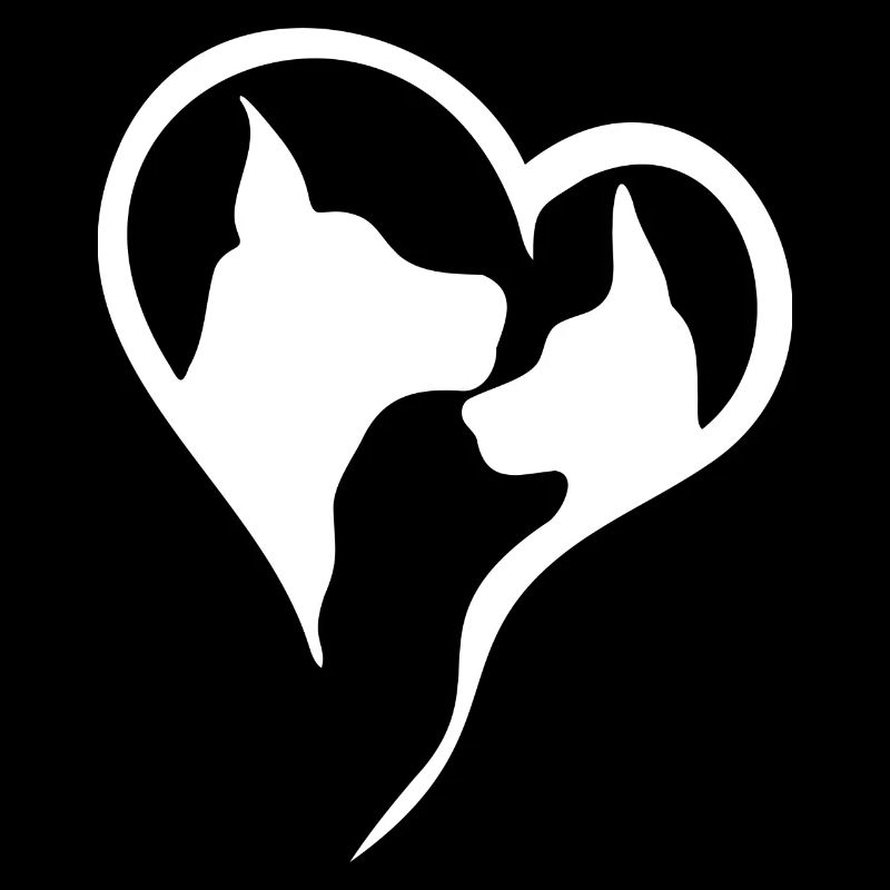 Fatmonkey - Hunde beste Freunde Herz