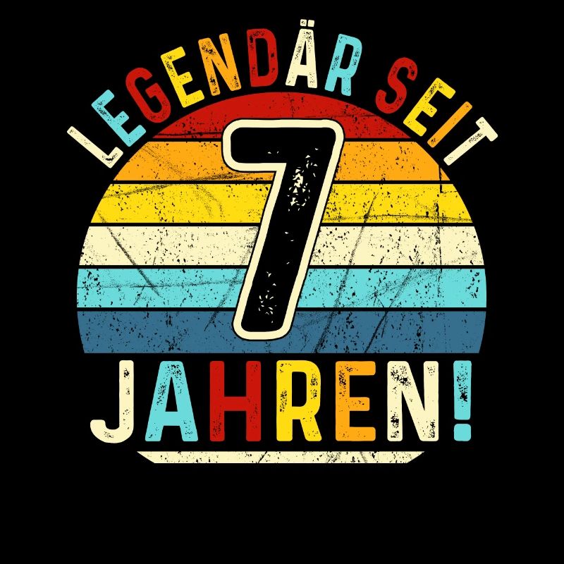 7 Jahre Geschenk 7. Geburtstag Junge Mädchen