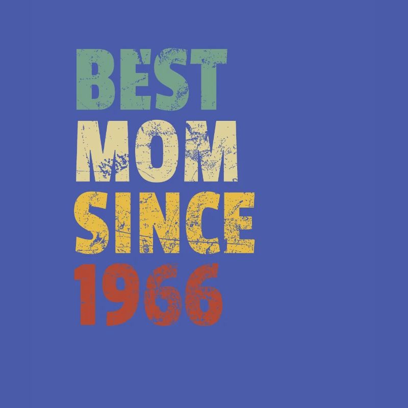 Beste Mutter seit 1966 Muttertags-Slogan-Zitat