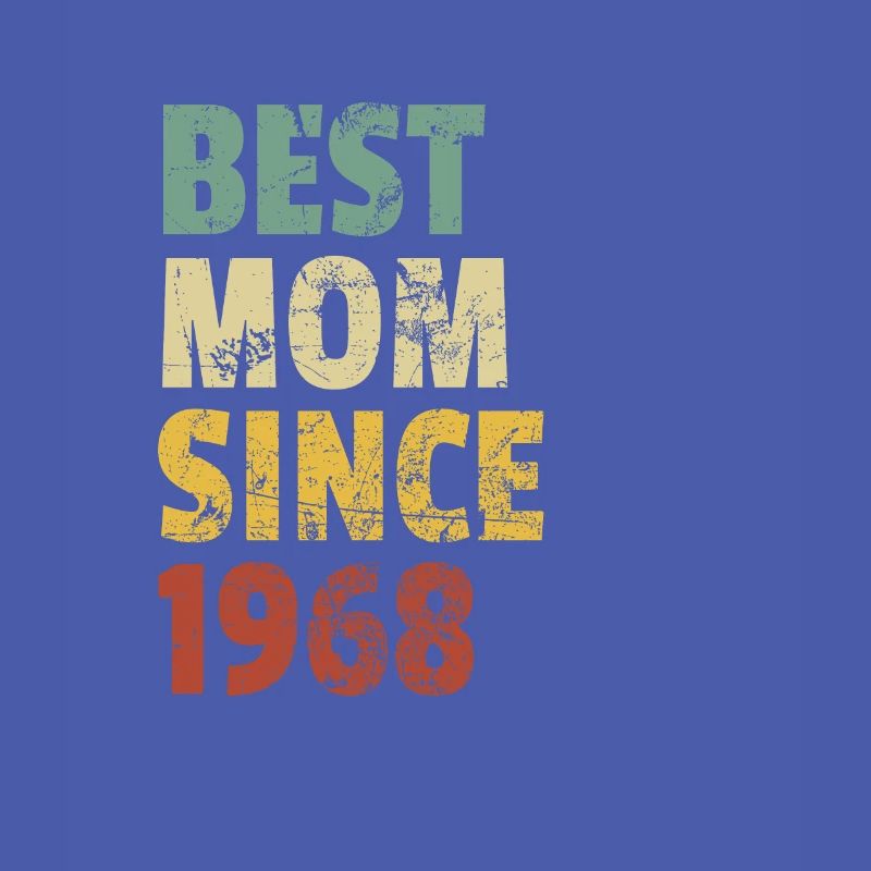 Beste Mutter seit 1968 Muttertags-Slogan-Zitat