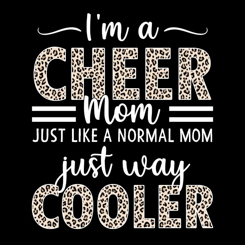 Cheerleading Mutter Leopard Gepard Cheer Mama