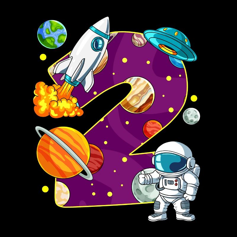 2 Anniversaire Astronaute de l’espace 2 ans