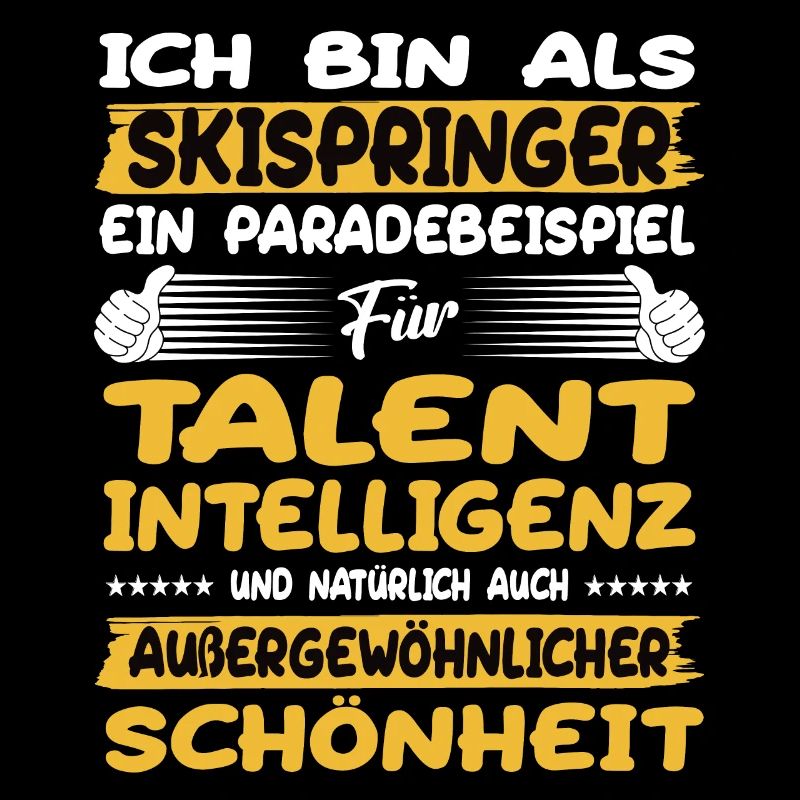 Skispringer ein Paradebeispiel Skispringen