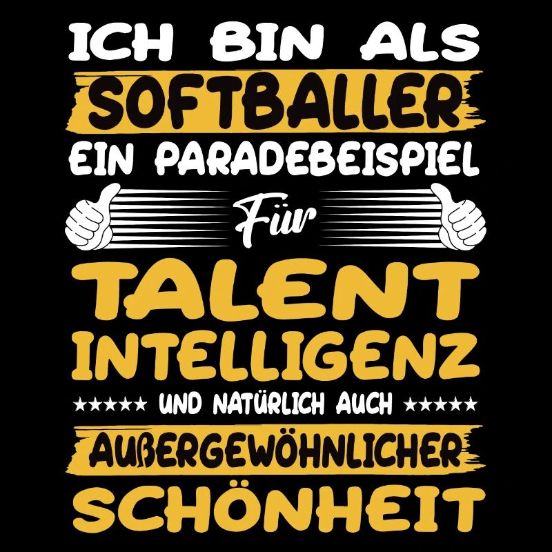 Softballer ein Paradebeispiel Softball